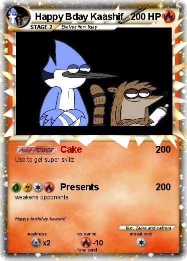 Pokemon Happy Bday Kaashif