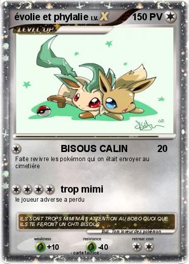 Pokemon évolie et phylalie