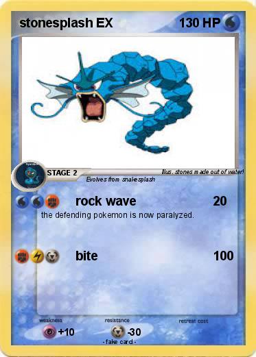 Pokemon stonesplash EX
