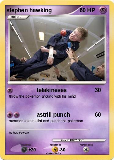 Pokemon stephen hawking