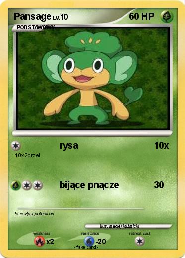 Pokemon Pansage