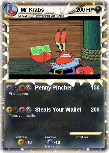 Pokemon Mr Krabs