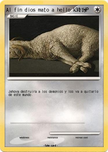 Pokemon Al fin dios mato a hello kitty