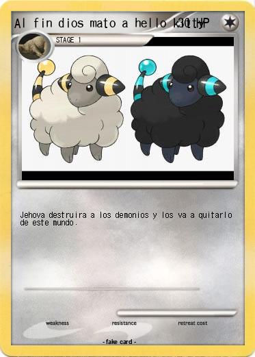 Pokemon Al fin dios mato a hello kitty