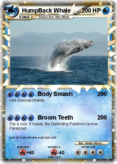 Pokemon HumpBack Whale