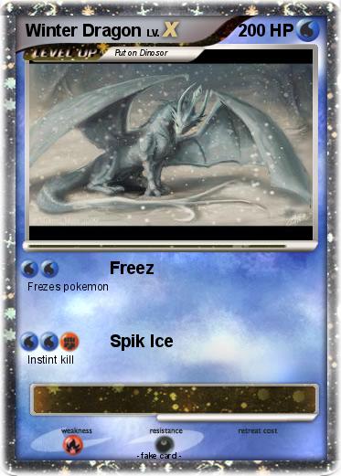 Pokemon Winter Dragon
