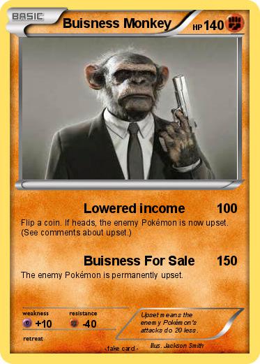 Pokemon Buisness Monkey