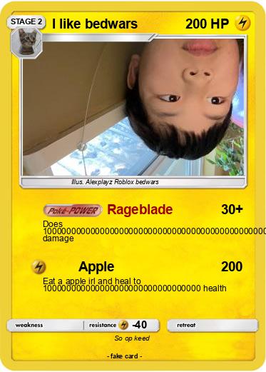 Pokemon I like bedwars