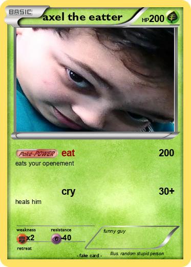 Pokemon axel the eatter