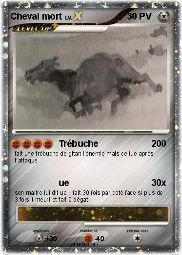 Pokemon Cheval mort