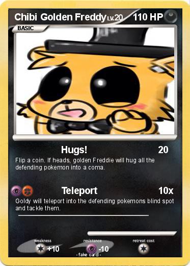 Pokemon Chibi Golden Freddy