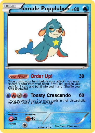 Pokemon female Poppluben