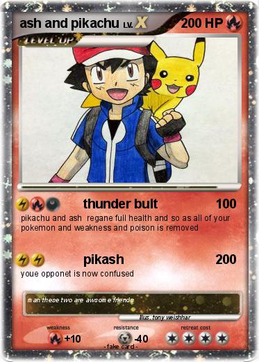 Pokemon ash and pikachu