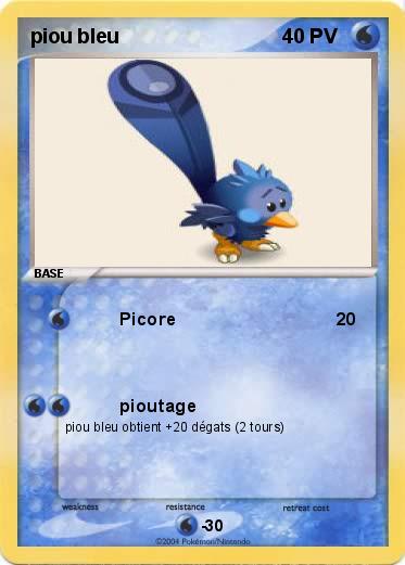 Pokemon piou bleu