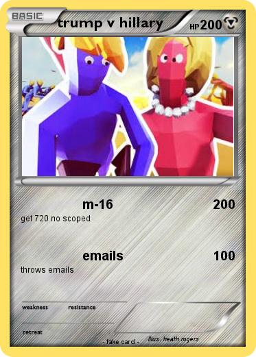 Pokemon trump v hillary