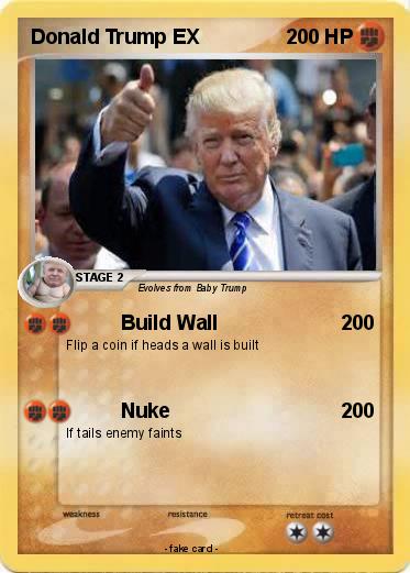 Pokemon Donald Trump EX