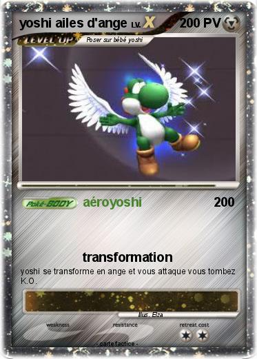 Pokemon yoshi ailes d'ange