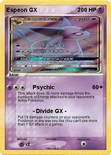 Pokemon Espeon GX