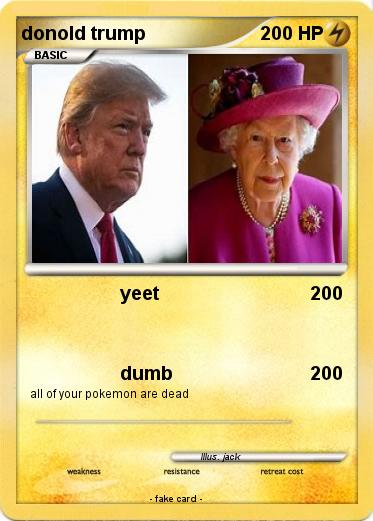 Pokemon donold trump
