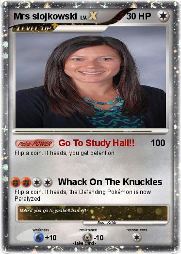 Pokemon Mrs slojkowski