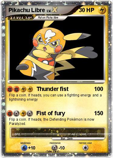 Pokemon Pikachu Libre