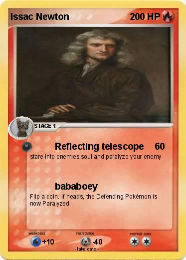 Pokemon Issac Newton