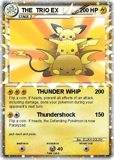 Pokemon THE  TRIO EX