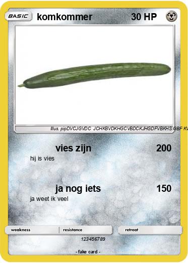 Pokemon komkommer