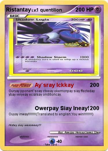 Pokemon Ristantay