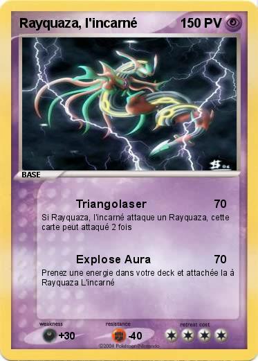 Pokemon Rayquaza, l'incarné