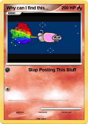 Pokemon Why can I find this...
