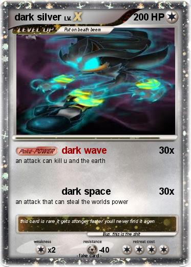 Pokemon dark silver