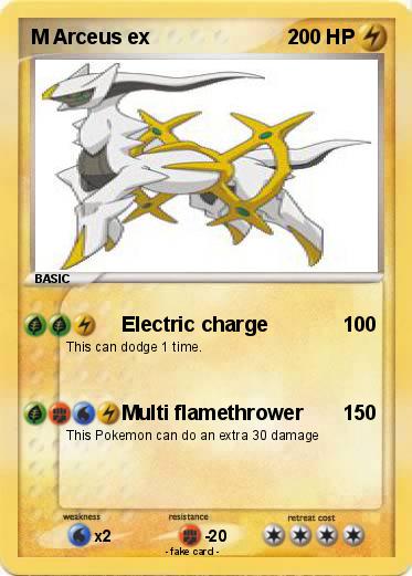 Pokemon M Arceus ex