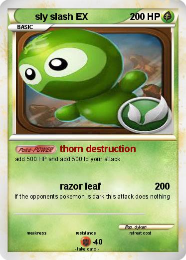 Pokemon sly slash EX