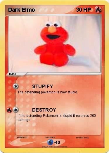 Pokemon Dark Elmo