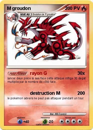 Pokemon M groudon