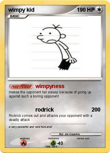 Pokemon wimpy kid