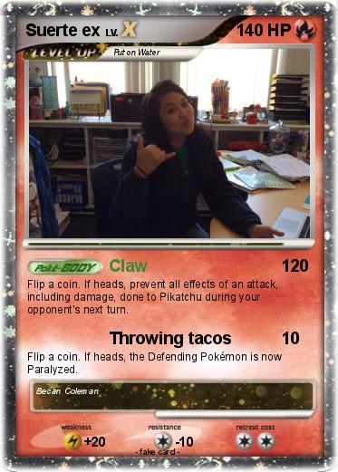 Pokemon Suerte ex