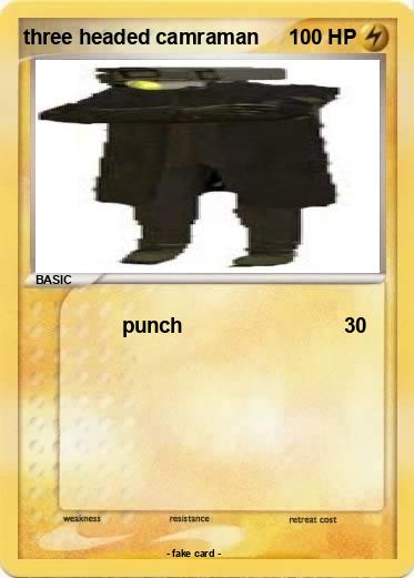 Pokemon three headed camraman