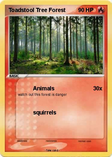 Pokemon Toadstool Tree Forest
