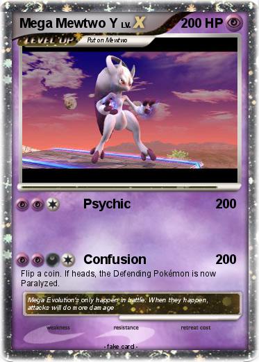 Pokemon Mega Mewtwo Y