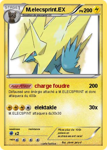 Pokemon M.elecsprint.EX