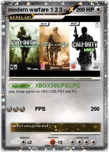 Pokemon modern warfare 1 2 3