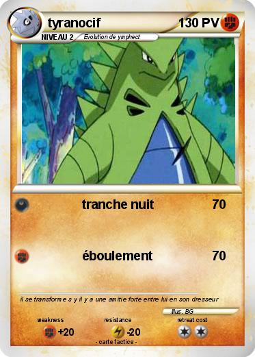 Pokemon tyranocif