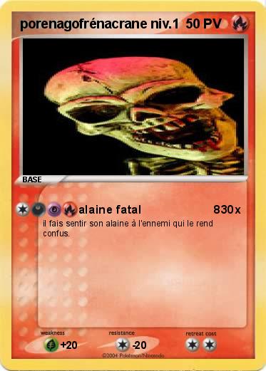 Pokemon porenagofrénacrane niv.1