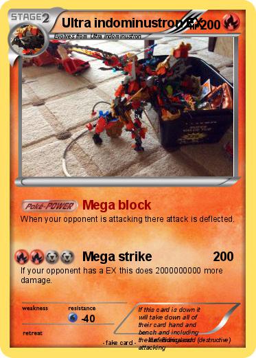 Pokemon Ultra indominustron EX
