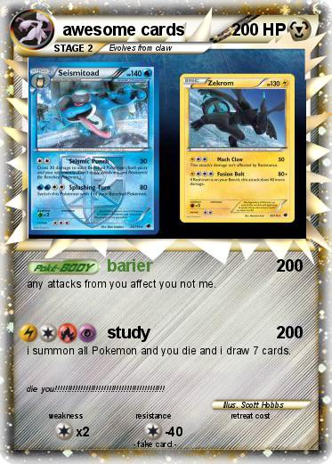 Pokemon awesome cards