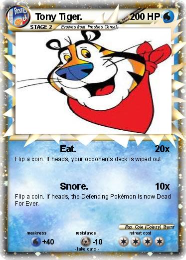 Pokemon Tony Tiger.