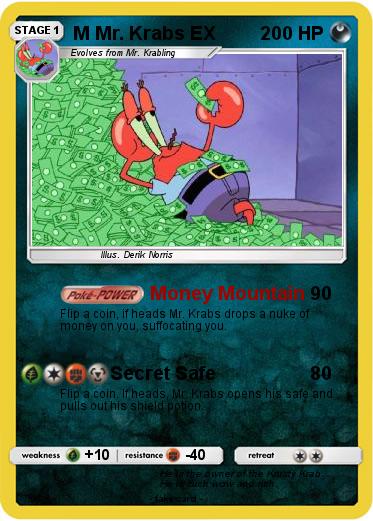 Pokemon M Mr. Krabs EX