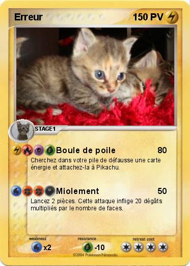 Pokemon Erreur